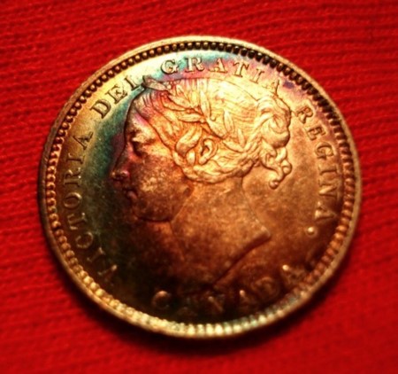 1887-Canada-Ten-Cent---Please-Your-Opinion-Of-Grade-Thx-: